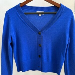 J. Crew Royal Blue Women's Cardigan